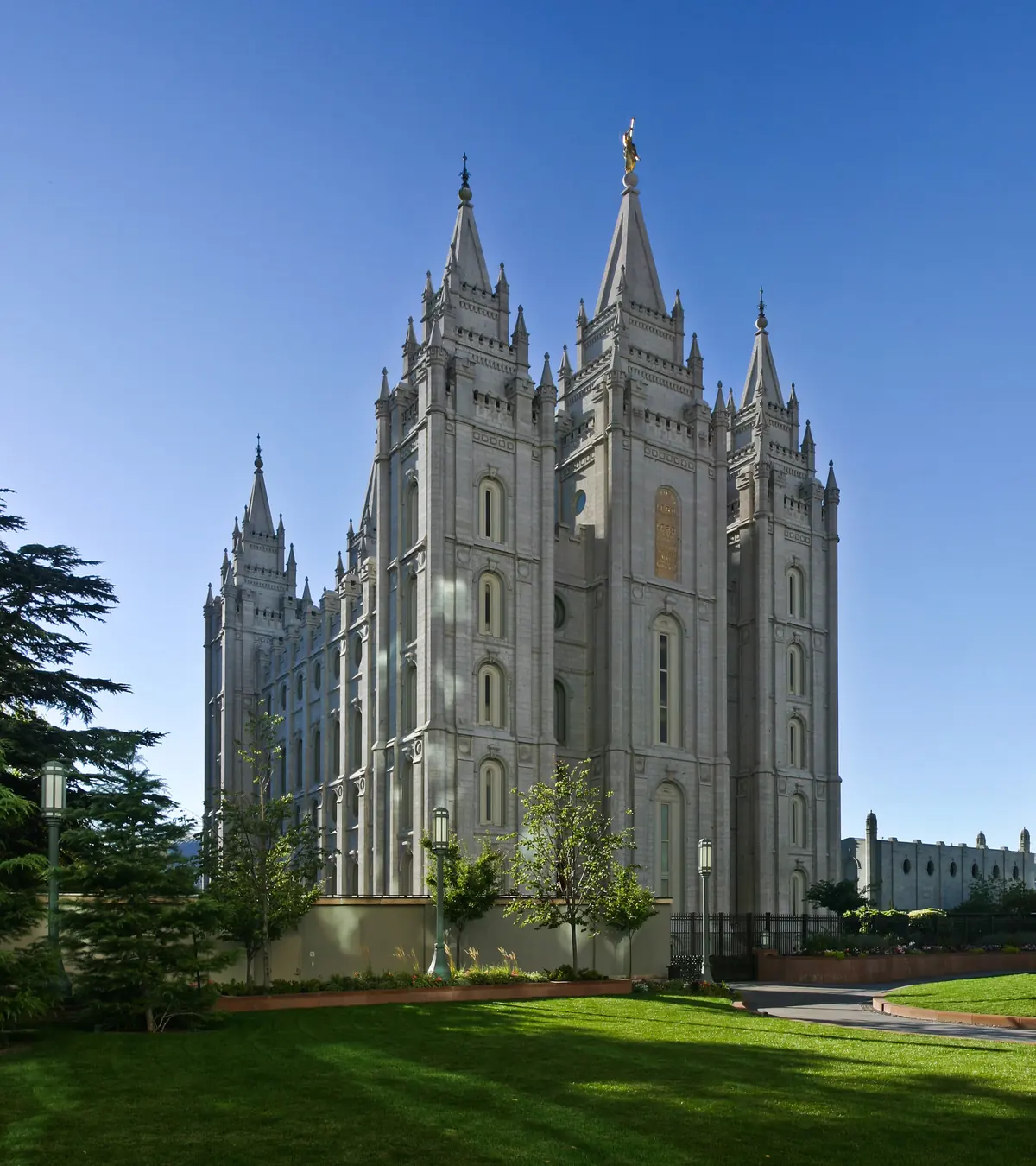 The Salt Lake Temple of The Church of Jesus Christ of Latter-day Saints in Salt Lake City, Utah