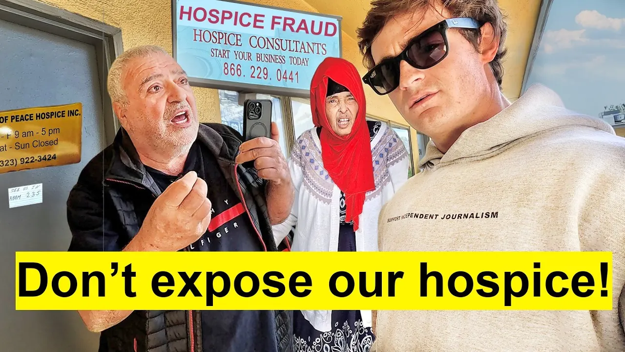 Thumbnail of Nick Shirley's California hospice fraud video